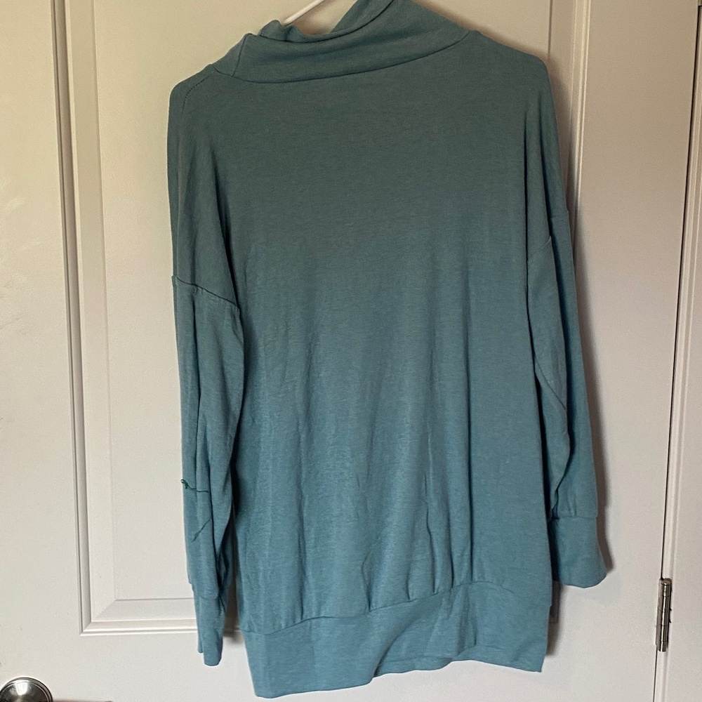 Oversized Teal Sweatshirt